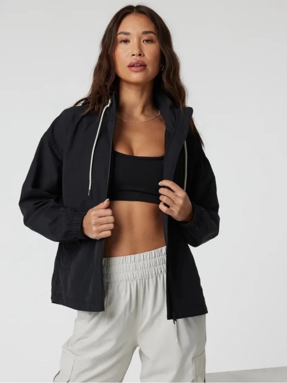VUORI Willow Black Jacket Size M Like New